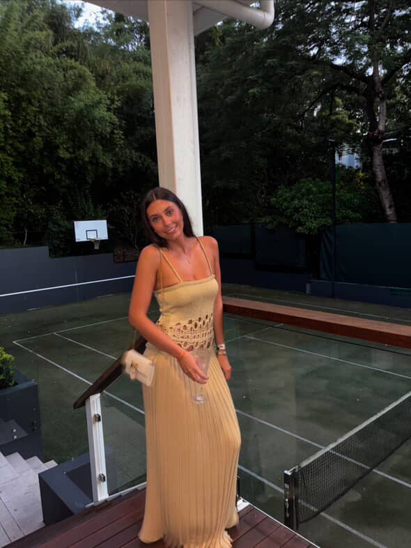 Christopher Esber Crochet Torso Dress